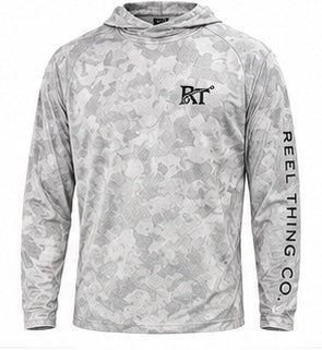 Reel Thing Co. Camo Performance Hoodie - Front